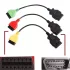 FiatEcuScan MultiEcuScan adapter 3 db kábel Motor, ABS, Légzsák, Szervókormány