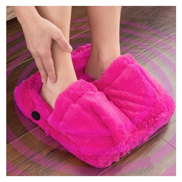 Bolyhos lábmasszírozó