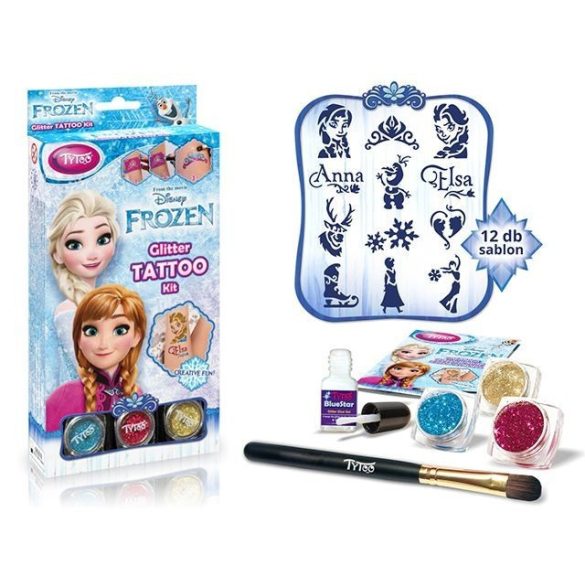TyToo Disney Jégvarázs Csillámtetoválás szett