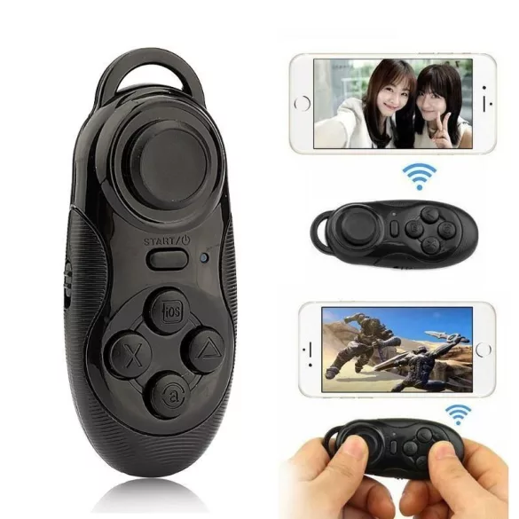 Multifunkciós Bluetooth gamepad és szelfi távirányító