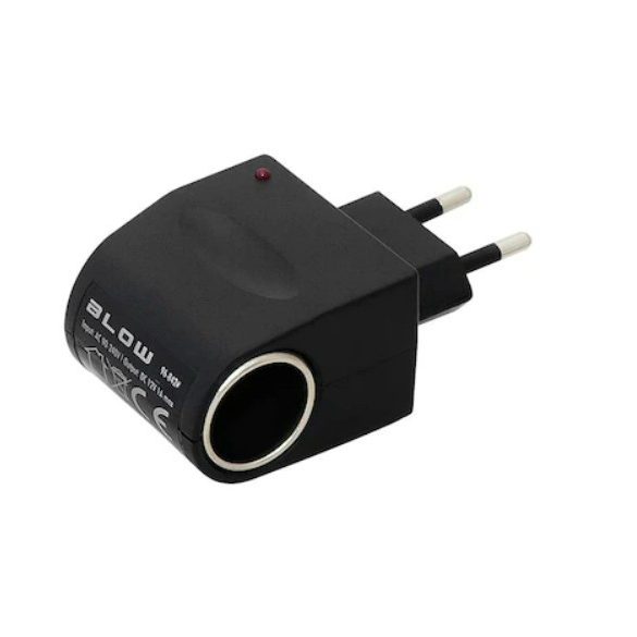 Fali hálózati szivargyújtós adapter 230V-12V átalakító