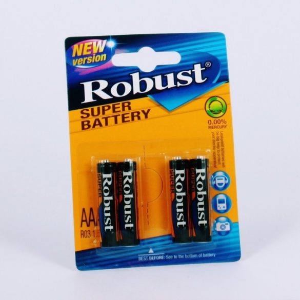 64 db AAA prémium minőségű Robust elem