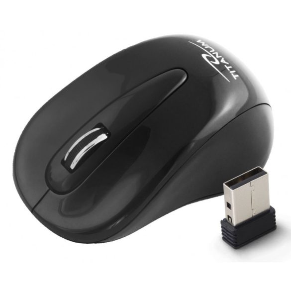 Titanum 2.4GHz Wireless Optical Mouse USB 3D - Kék - TM104K