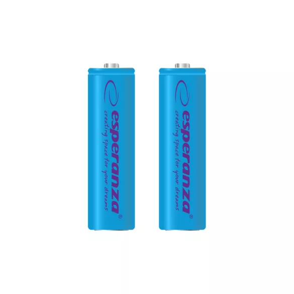 Esperanza újratölthető Ni-MH AA elem 2000mAh 2 db, kék