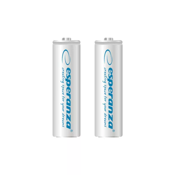 Esperanza újratölthető Ni-MH AA elem 2000mAh 2 db, fehér