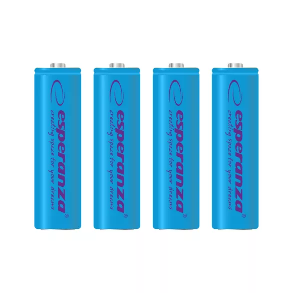Esperanza újratölthető Ni-MH AA elem 2000mAh 4 db kék