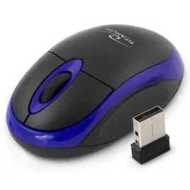   Titanum vezeték nélküli optikai egér 2.4GHz USB 3D fekete/kék
