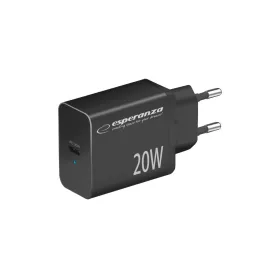 Esperanza Quick Power 20W USB-C PD hálózati töltő fekete