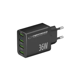   Esperanza Quick Power hálózati töltő 36W 4x USB-A QC 3.0 18W