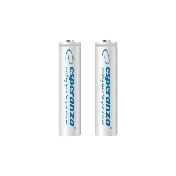 Esperanza újratölthető Ni-MH AAA akkumulátor 1000mAh 2 db fehér