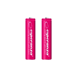   Esperanza újratölthető Ni-MH AAA akkumulátor 1000mAh 2 db piros
