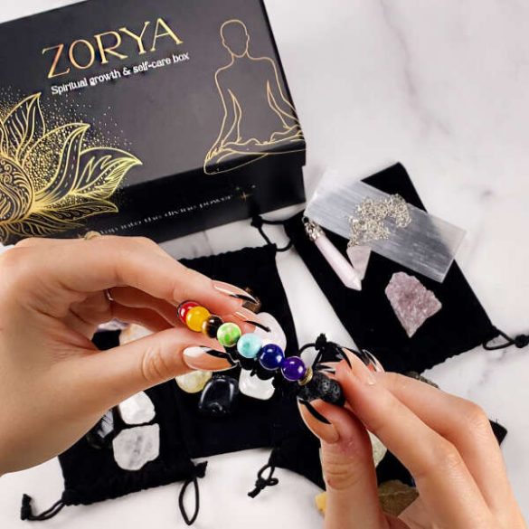 Zorya	-	Természetes kövekkel ellátott doboz csakrák számára