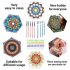 Mandaly	-	Tartozékok mandala technikához