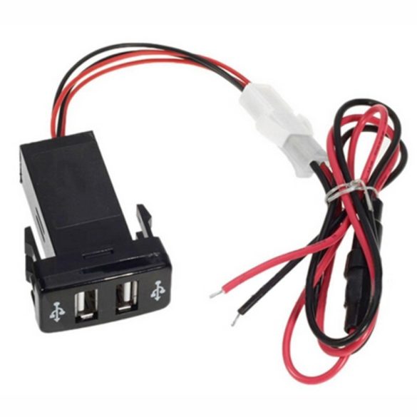 Autóba építhető dual USB port