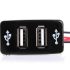 Autóba építhető dual USB port
