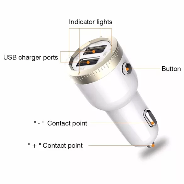 Bluetooth FM transmitter USB bemenettel
