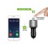 FM Transmitter töltöttség jelzővel dual USB porttal Bluetooth-al