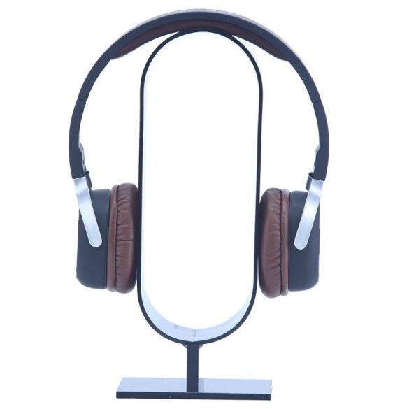 Asztalra ragasztható akril headset/fejhallgató tartó