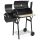 2in1 faszenes BBQ grill és smoker