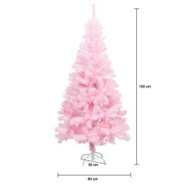 Rózsaszín műfenyő 150 cm-es