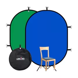   Hakutatz Chroma Key - Összecsukható háttér zöld/kék 150cm*100cm