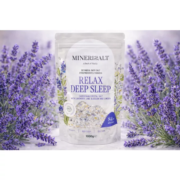 Minerisalt Relax Deep Sleep 1000 g, Stresszoldó , relaxáló fürdősó