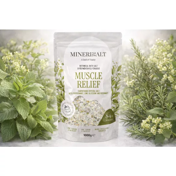 Minerisalt fürdősó 1000 gramm Izomlazító fürdősó