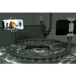 Tapadókorongos, flexibilis kukac telefontartó