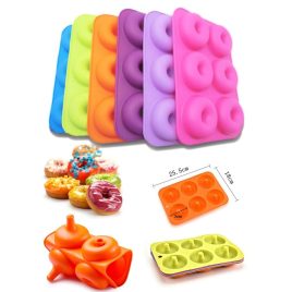 Szilikon fánk forma (6 db-os)