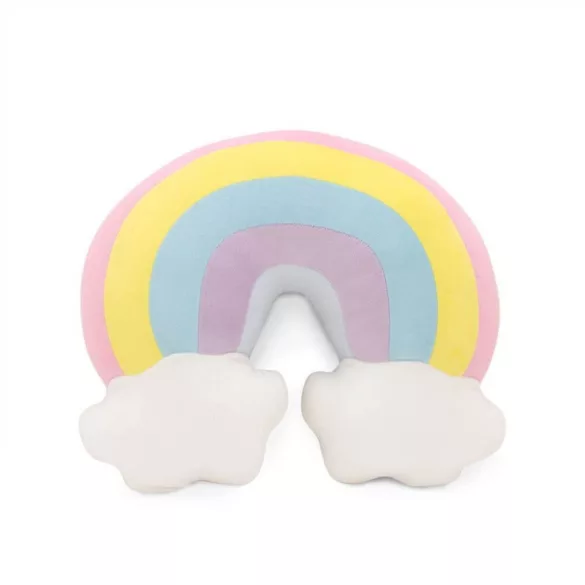 Szivárvány extra puha plüss párna