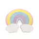 Szivárvány extra puha plüss párna