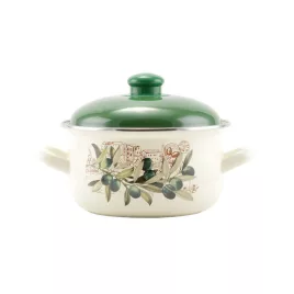 Oliva Zománcozott lábas 18 cm+fedő