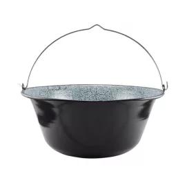 Zománcozott gulyás bogrács 25 liter