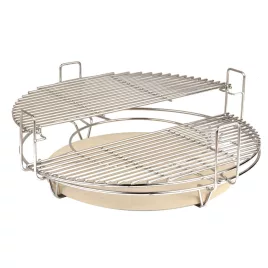   Perfect Home Kamado M grillrács rendszer deflektorral és indirekt sütőkővel 10478