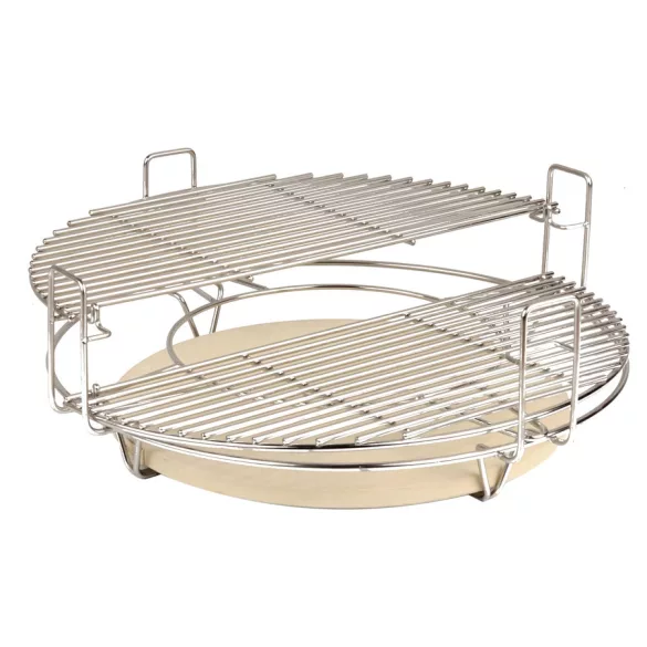 Perfect Home Kamado M grillrács rendszer deflektorral és indirekt sütőkővel 10478