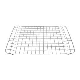 Rozsdamentes grillrács tepsibe 39*25 cm