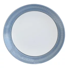 Perfect Home lapos tányér 26 cm kék-fehér 1030-D