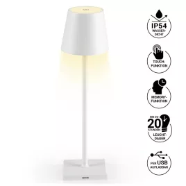   Maxx-world LED-es asztali lámpa érintőgombbal 3V fehér DS00264-L