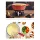 Zománcozott öntöttvas fondue szett 1,8 liter piros