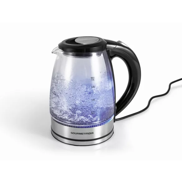 Maxx-world Gourmetmaxx üveg vízforraló 1,8L 1800W DS15174