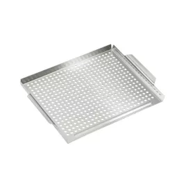 Rozsdamentes grillkosár 40,5*30 cm 52532