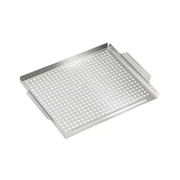 Rozsdamentes grillkosár 40,5*30 cm 52532