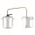 Perfect Home inox pálinkafőző 17 literes 48026
