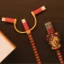 USB 3 az 1-ben töltőkábel Harry Potter mintával