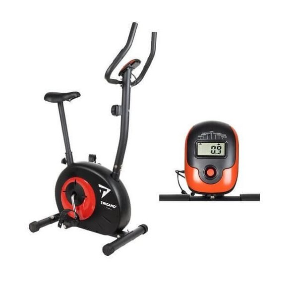 Trizand - Állítható fitnesz szobabicikli (LCD kijelzővel, pulzusérzékelővel)