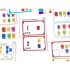 Montessori matematikai oktató, szortírozó játék
