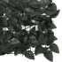 Levéllel borított kerítés elválasztó - (sötétzöld - 100 × 4 × 300 cm)
