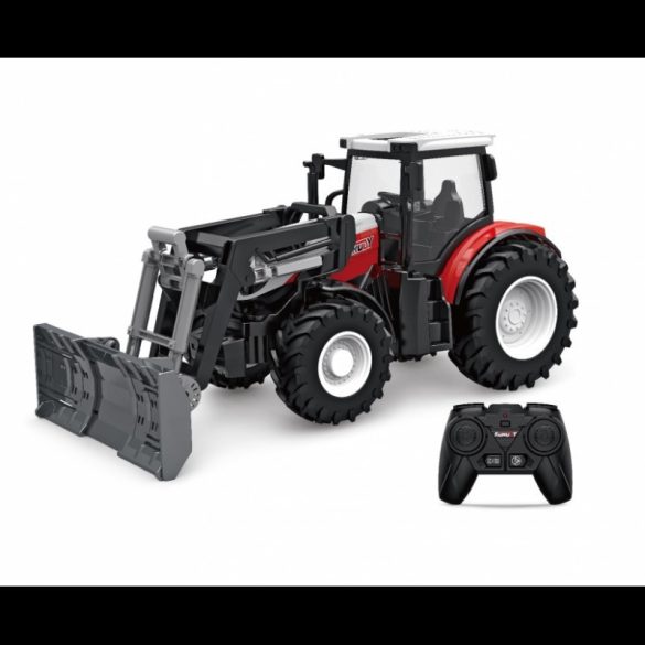 Távirányítós traktor tolólappal (1:24)