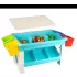 Eddy Toys Építő játékasztal 69 darabos készlet - 48 x 35 x 31cm