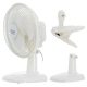 Adler AD 7317 fehér csíptethető asztali ventilátor